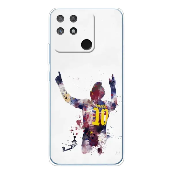 Чехол с принтом «Messi Barca» для Realme NARZO 80 Lite 4G Чехол с принтом «Messi Barca» для Realme NARZO 80 Lite 4G