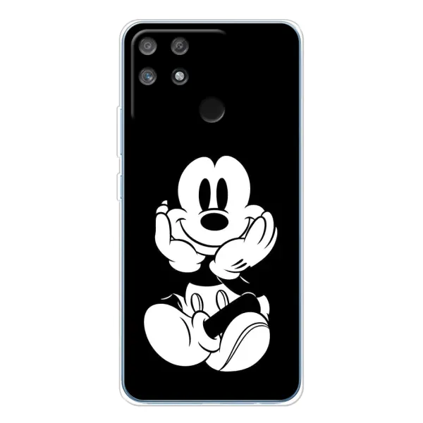 Чехол с принтом «Микки на черном» для Realme NARZO 80 Lite 4G