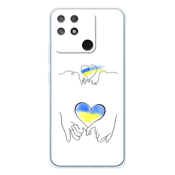 Чехол с принтом «Мир Украине» для Realme NARZO 80 Lite 4G Чехол с принтом «Мир Украине» для Realme NARZO 80 Lite 4G