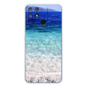 Силиконовый чехол с КАРТИНКАМИ лето для Realme NARZO 80 Lite 4G (AlphaPrint) (Море)