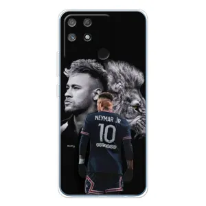Чехол Неймар для Realme NARZO 80 Lite 4G (AlphaPrint) (Неймар Лев)