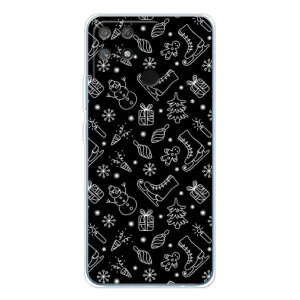 Новогодние, Праздничные Чехлы для Realme NARZO 80 Lite 4G - 2024 год (Новогодний фон)