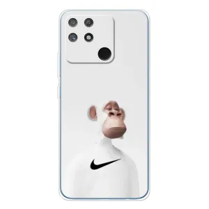 Чехлы с Обезьянами NFT для Realme NARZO 80 Lite 4G (AlphaPrint) (обезьяна NFT Nike)