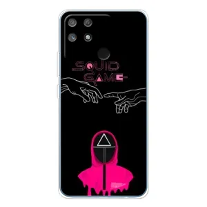 Чехол Гра в кальмара для Realme NARZO 80 Lite 4G (Минимализм Игра кальмара)