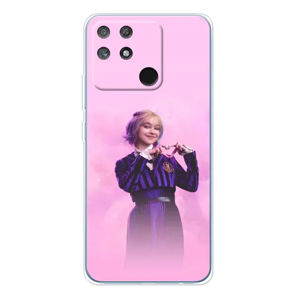 Чехол с принтом «Яркая Энид Уэнздей» для Realme NARZO 80 Lite 4G Чехол с принтом «Яркая Энид Уэнздей» для Realme NARZO 80 Lite 4G