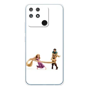 Чехол Рапунцель для Realme NARZO 80 Lite 4G (Рапунцель и Флин)