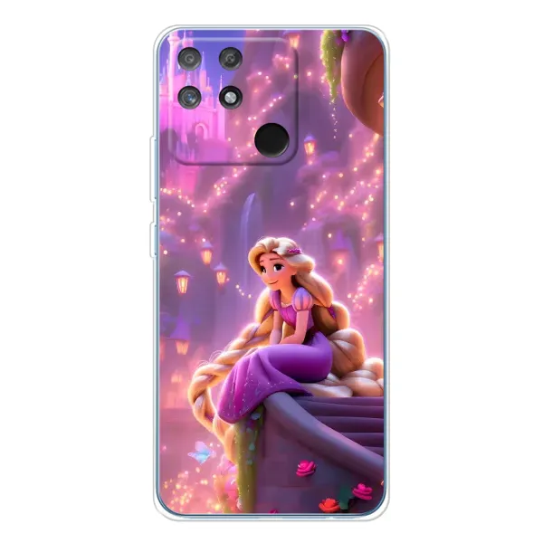 Чехол с принтом «Рапунцель в замке» для Realme NARZO 80 Lite 4G