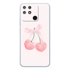 Чехол с розовым рисунком для Realme NARZO 80 Lite 4G (Розовые вишни)