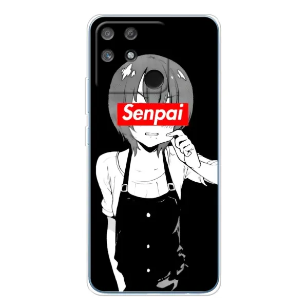 Чехол с принтом «Senpai» для Realme NARZO 80 Lite 4G