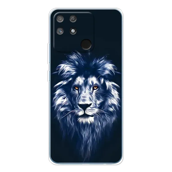 Чехол с принтом «Синий Лев» для Realme NARZO 80 Lite 4G Чехол с принтом «Синий Лев» для Realme NARZO 80 Lite 4G