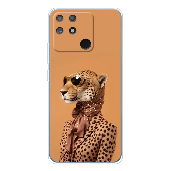 Чехол с принтом «Стильный леопард» для Realme NARZO 80 Lite 4G