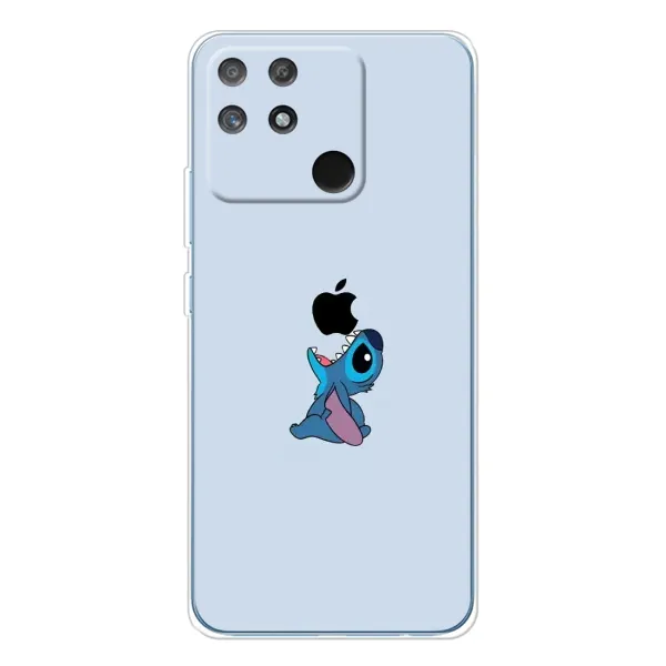 Чехол с принтом «Stitch apple» для Realme NARZO 80 Lite 4G