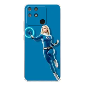 Чехол с принтом Фантастическая четверка для Realme NARZO 80 Lite 4G (Сью Сторм полет)