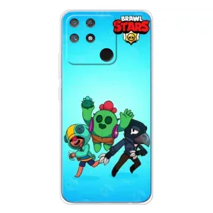 Чехлы Brawl Stars для Realme NARZO 80 Lite 4G (AlphaPrint) (Трио героев)