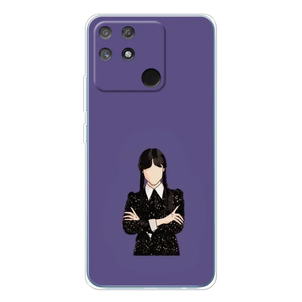 Чехол с принтом «Уэнздей в черном» для Realme NARZO 80 Lite 4G