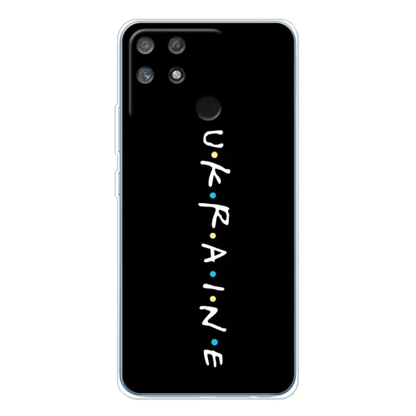Чехол с принтом «UKRAINE» для Realme NARZO 80 Lite 4G Чехол с принтом «UKRAINE» для Realme NARZO 80 Lite 4G