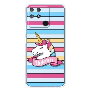 Чехол для Нарзо 80 Лайт 4Джи - (Единорожки - Новинки) (AlphaPrint) (Unicorn)
