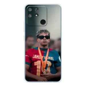 Чехол с футболистом Ламин Ямаль Realme NARZO 80 Lite 4G (Ямаль Барса)