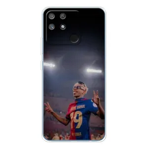 Чехол с футболистом Ламин Ямаль Realme NARZO 80 Lite 4G (Ямаль на стадионе)