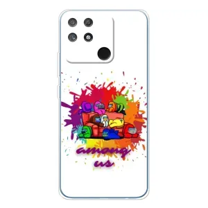 Чехол Амонг Ас для Realme NARZO 80 Lite 4G (AlphaPrint) (Яркий АмонгАс)