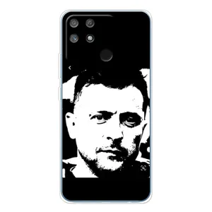 Чехол для Realme NARZO 80 Lite 4G (AlphaPrint - с принтом Зеленского) (Зеленский АРТ)