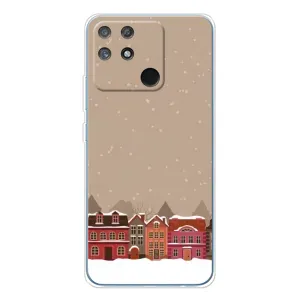 Новогодние, Праздничные Чехлы для Realme NARZO 80 Lite 4G - 2024 год (Зимний город)