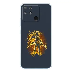 Naruto Anime Чехлы для Нарзо 80 Лайт 4Джи (AlphaPrint) (золотой Наруто)
