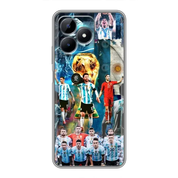 Чохол з принтом «Аргентина Мессі» для Realme Note 50 Чохол з принтом «Аргентина Мессі» для Realme Note 50