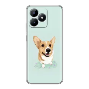 Чехлы с собаками для Realme Note 50 (VPrint) (Корги)