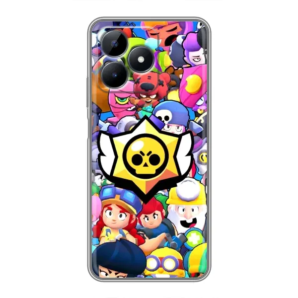 Чохол з принтом «Лого Brawl Stars» для Realme Note 50