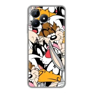 Популярные Чехлы с картинками для Реалми Ноут 50 (Looney Tunes)