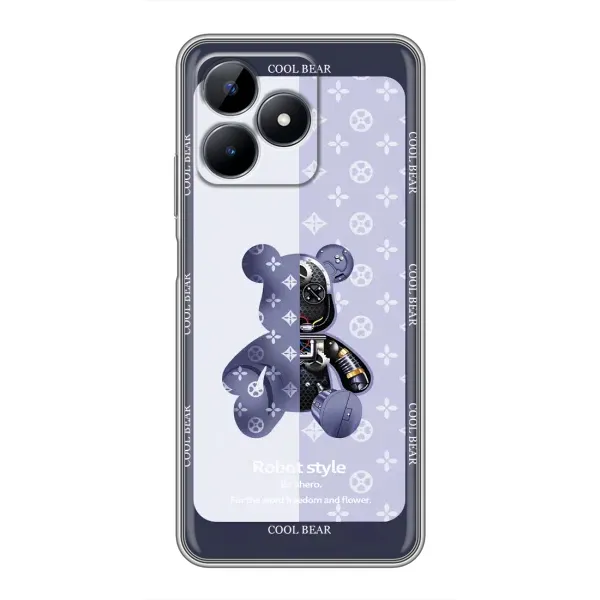 Чехол с принтом «Медвежонок LV» для Realme Note 50 Чехол с принтом «Медвежонок LV» для Realme Note 50
