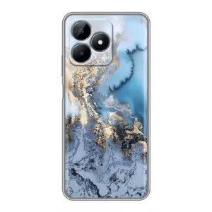 Мраморный чехол на Realme Note 50 (VPrint) (Нежный мрамор)