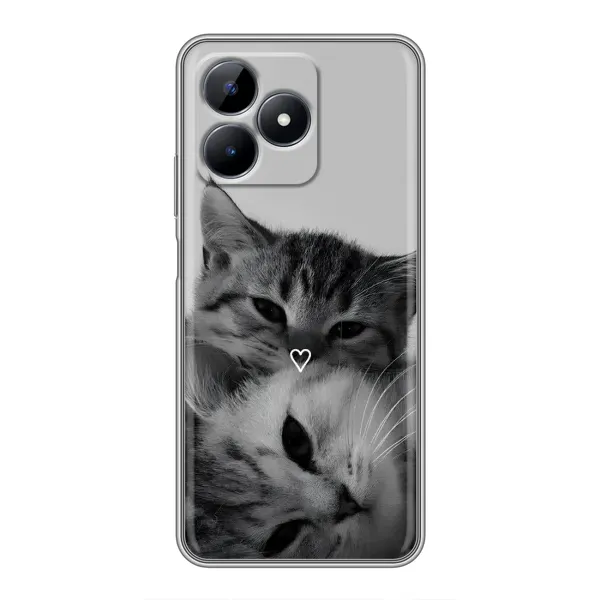 Чехол с принтом «Пара котов» для Realme Note 50 Чехол с принтом «Пара котов» для Realme Note 50