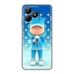 Крутые Чехлы Луи Виттон для Realme Note 50 (AlphaPrint) (Парень LV)