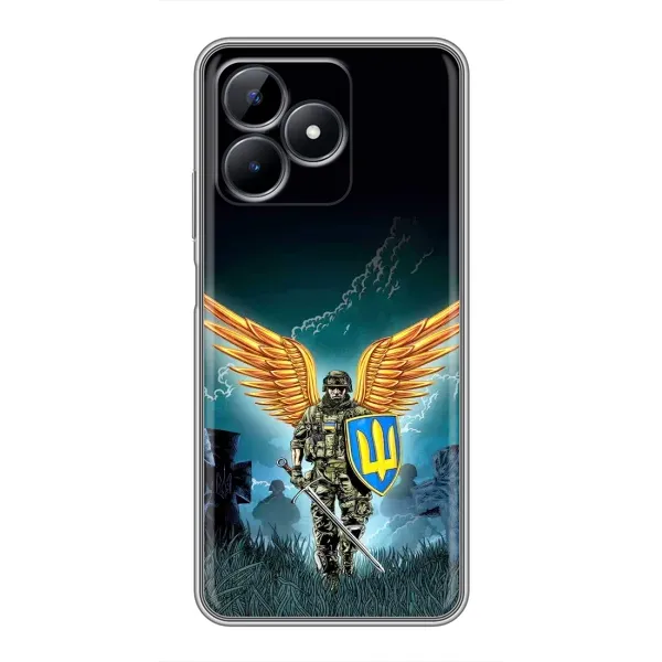 Чохол з принтом «Солдат ЗСУ» для Realme Note 50 Чохол з принтом «Солдат ЗСУ» для Realme Note 50