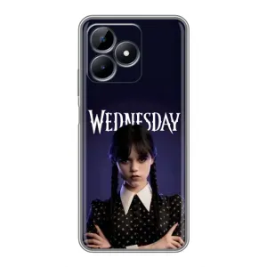 Силиконовый чехол с картинкой для Realme Note 50 (Wednesday)
