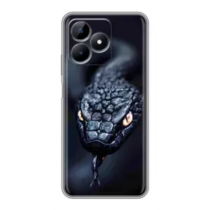 Чохол з принтом «Чорна змія» для Realme Note 50