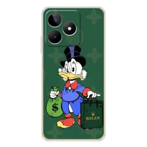 Чехли для Realme Note 60 - Скрудж МакДак Louis Vuitton (PREMIUMPrint) (Богата Утка)