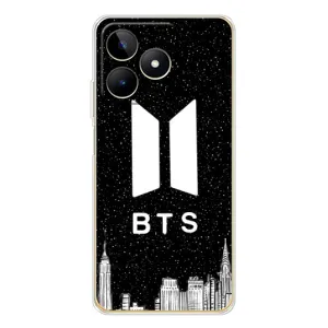 Чехлы BTS для Realme Note 60 (AlphaPrint) (БТС Лого)