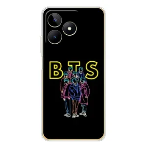 Чехлы BTS для Realme Note 60 (AlphaPrint) (BTS стайл)