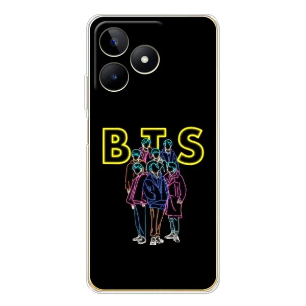 Чехол с принтом «BTS стайл» для Realme Note 60