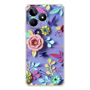 Чохли з квітами для Realme Note 60 (VPrint) (Дизайн квітів)