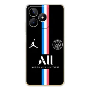 Чохли PSG для Realme Note 60 (AlphaPrint) (футболка ПСЖ)