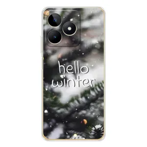 Новорічні, Святкові Чохли для Realme Note 60 - 2024 год (Hello winter)