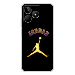 Чехлы для Realme Note 60 - с картинкой JORDAN (AlphaPrint) (Jordan Gold)