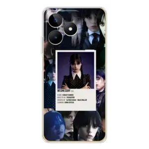 Чохли Венсдей на Realme Note 60 Уенсдей (AlphaPrint) (колаж Венздей)