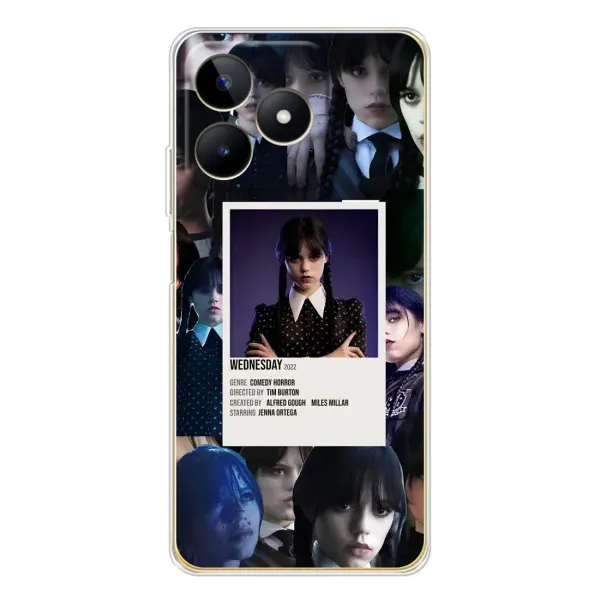 Чохол з принтом «колаж Венздей» для Realme Note 60
