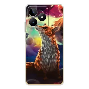 Чохли з картинкою Лисичка для Realme Note 60 (VPrint) (Лисичка в космосі)