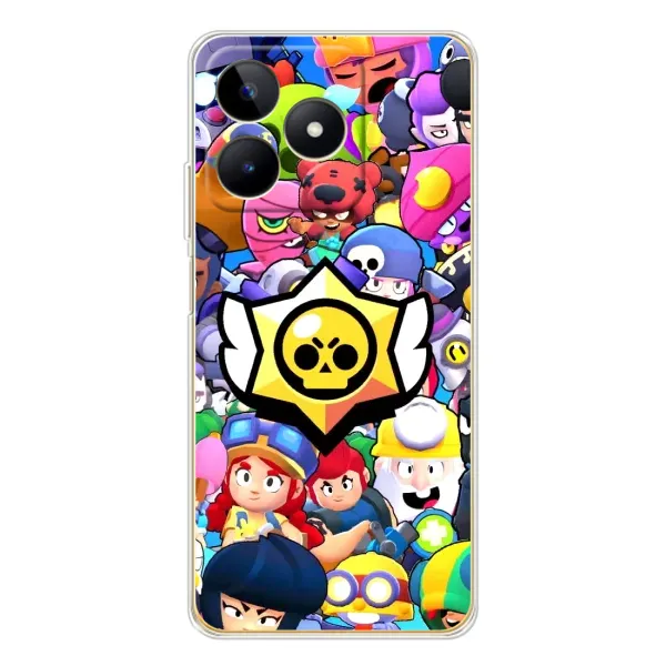 Чехол с принтом «Лого Brawl Stars» для Realme Note 60
